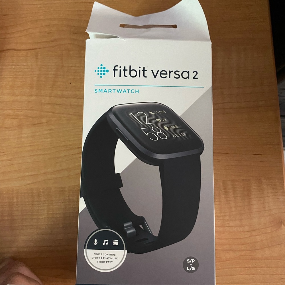 Fitbit versa 2 worn once black